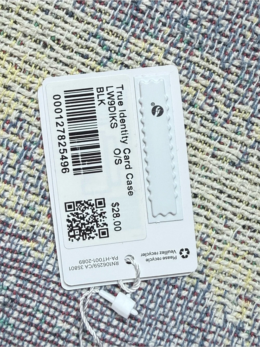 lululemon True Identity Card Case - Black